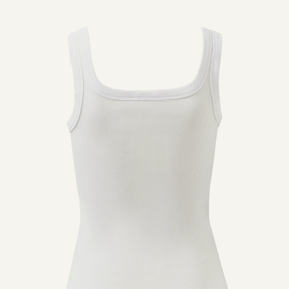 Zaeli Contour Rib Square Neck Tank