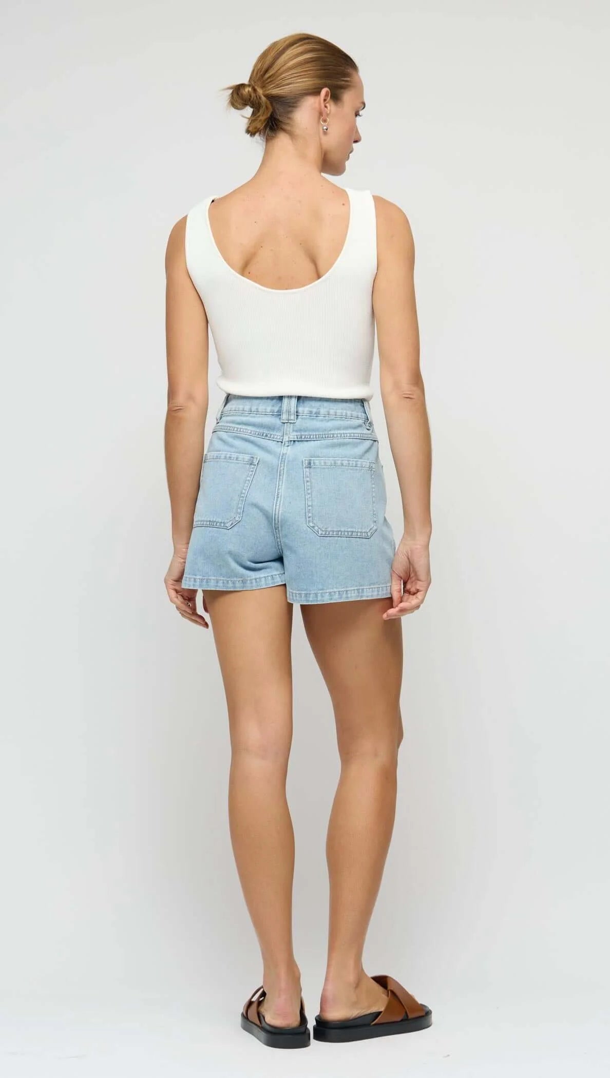 Halo Denim Shorts