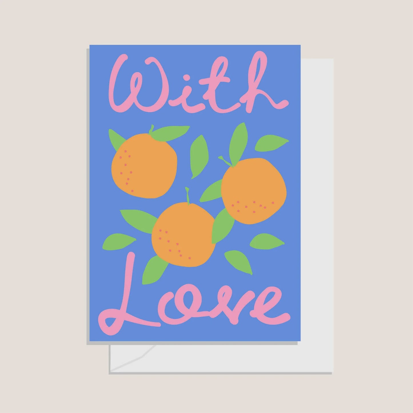 Greetings Card- Capri Arancia