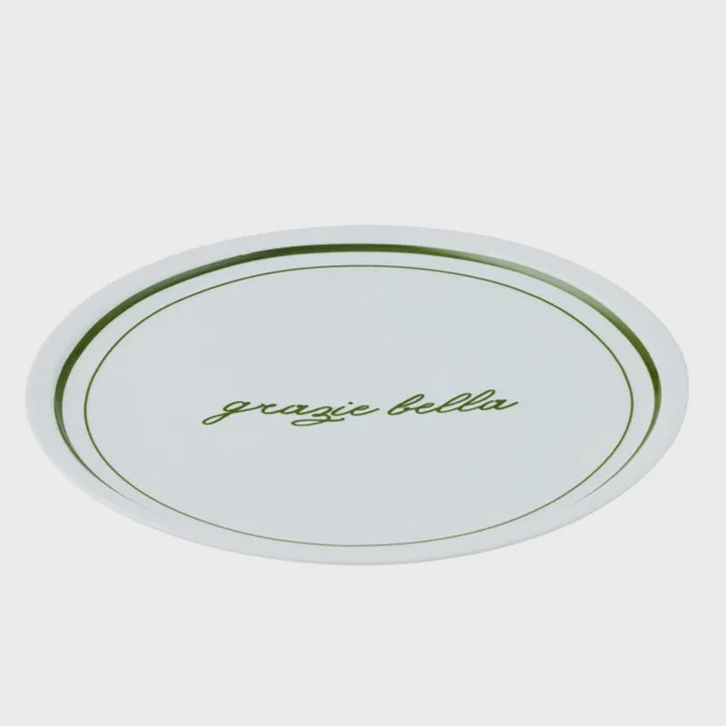 Grazie Osteria Ceramic Round Platter - CLICK & COLLECT ONLY