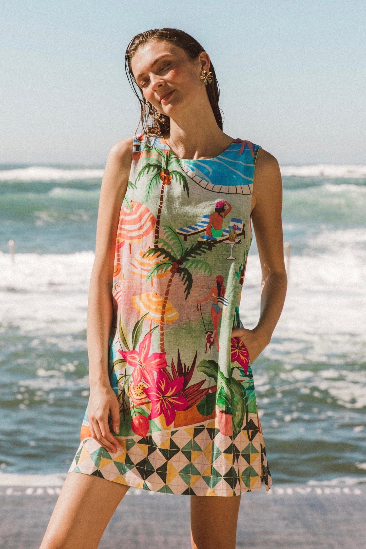 Poolside Shift Dress