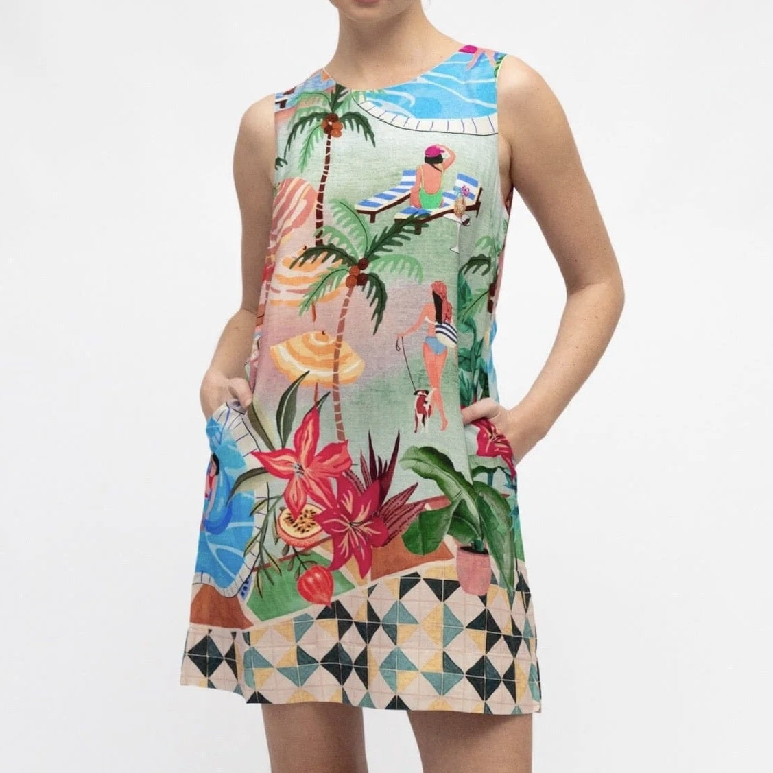 Poolside Shift Dress