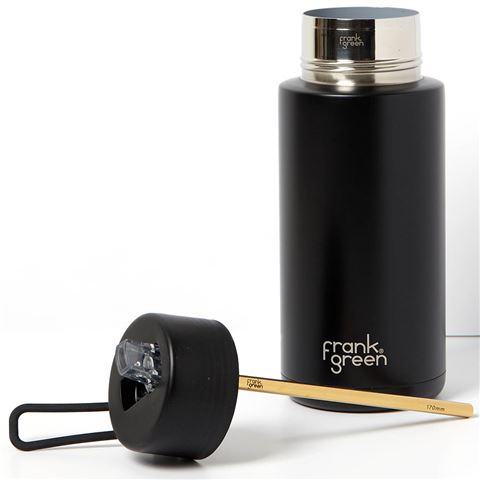 Frank Green - Straw Bottle Black 1L