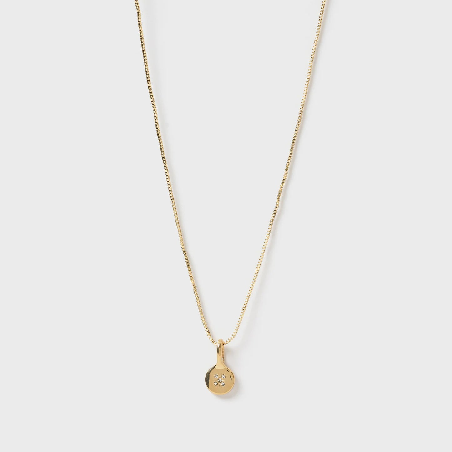 Angelo Gold Charm Necklace - Small