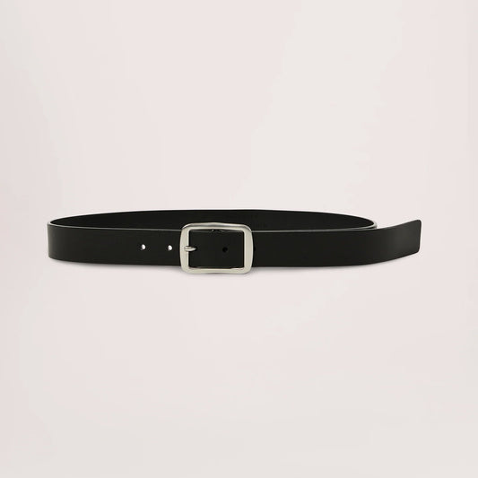 Classic Leather Belt - Black