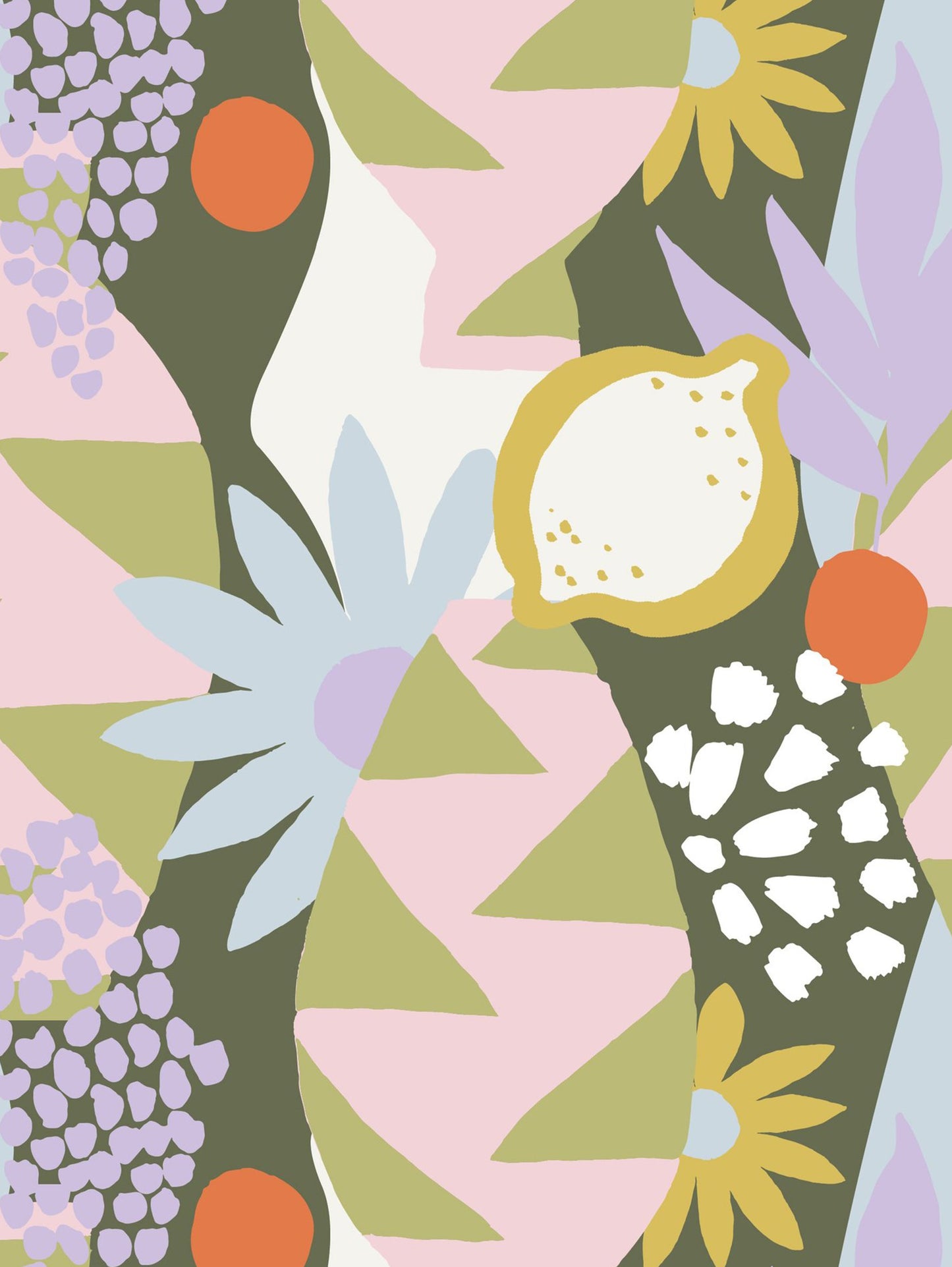 Tropica Art Print - Khaki