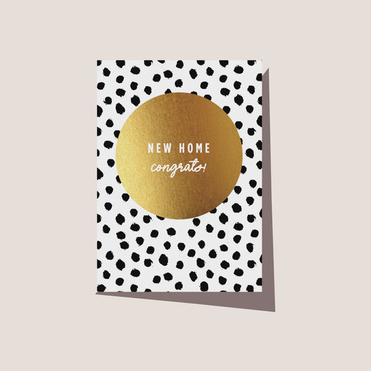 Greeting Card - New Home Dots