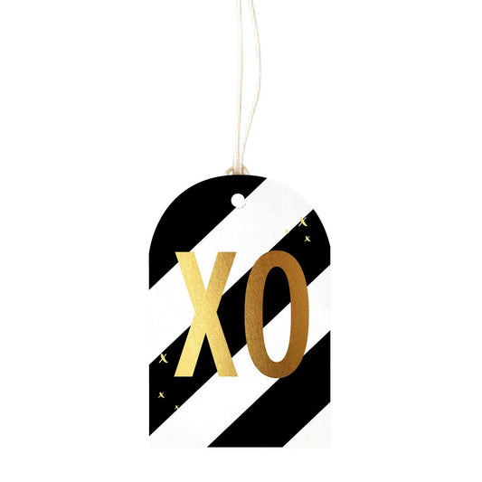 Gift Tag - XO Stripe