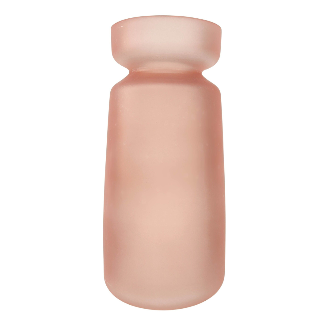 Jude Frosted Vase - Rose