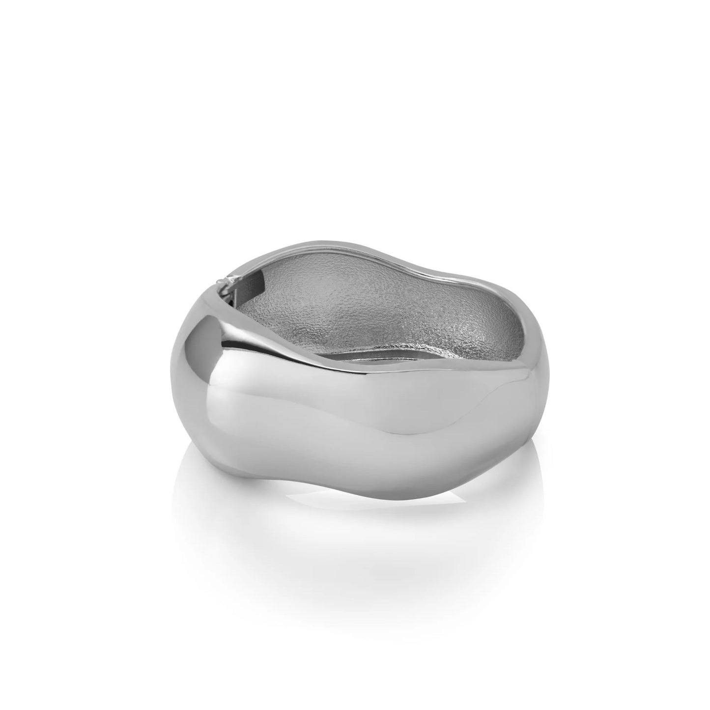 Fluid Bangle - Silver