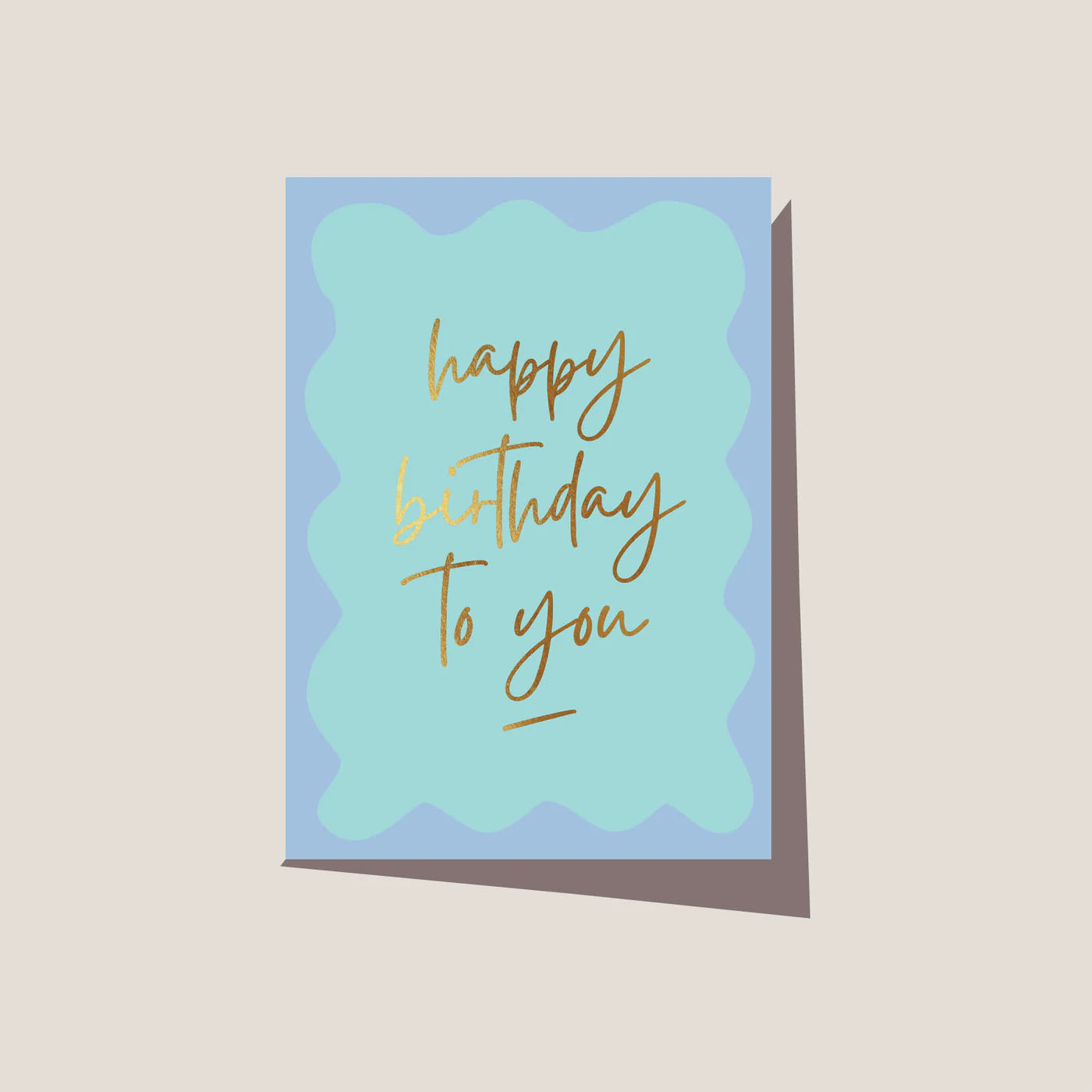 Greeting Card - Wavy Birthday Ocean