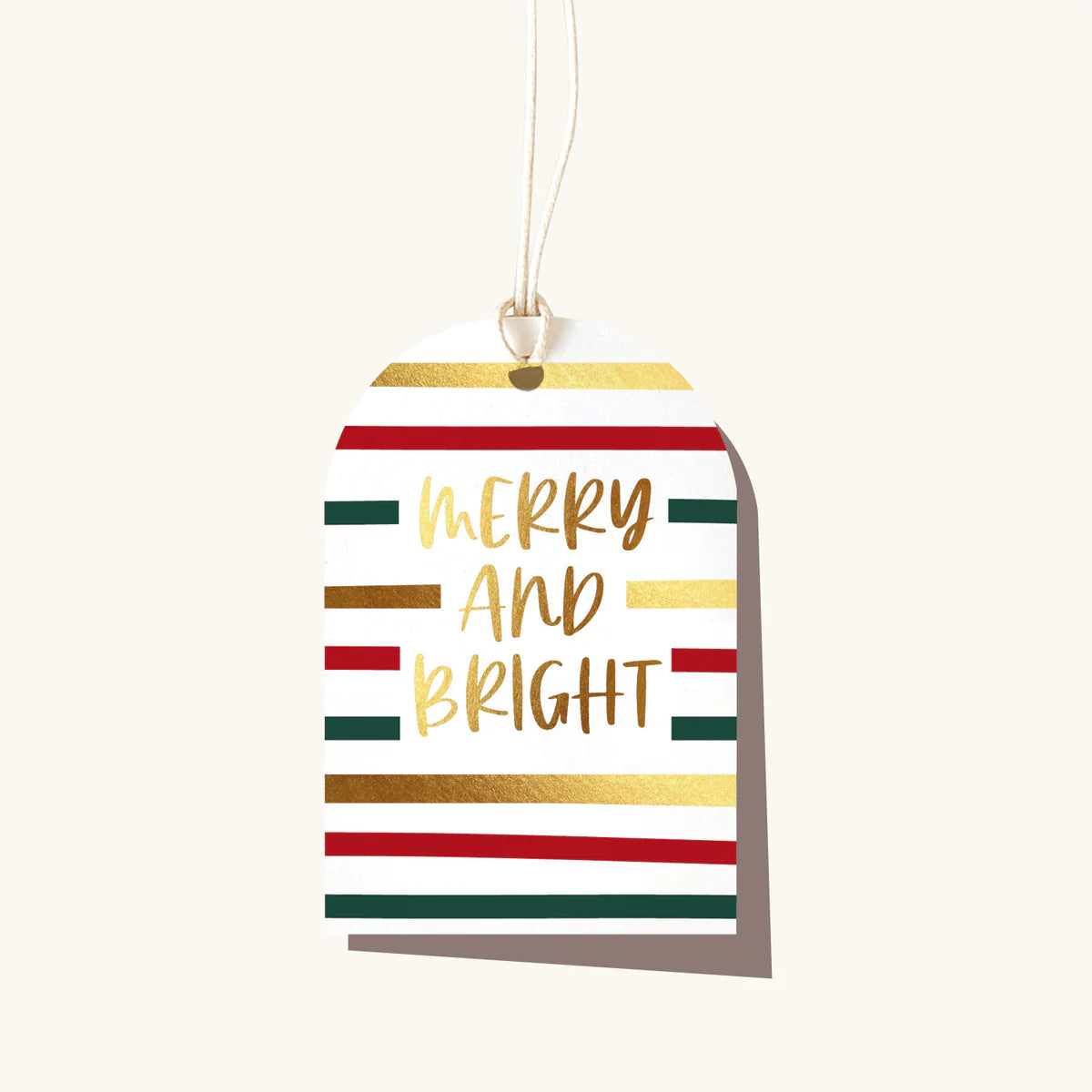 Gift Tag - Merry Stripe Gift Tag
