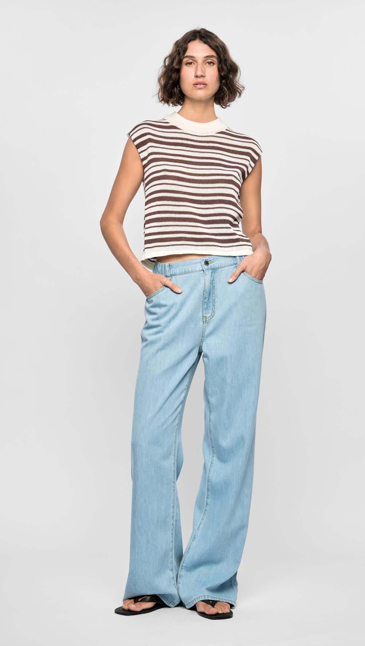 Amelia Chambray Jeans