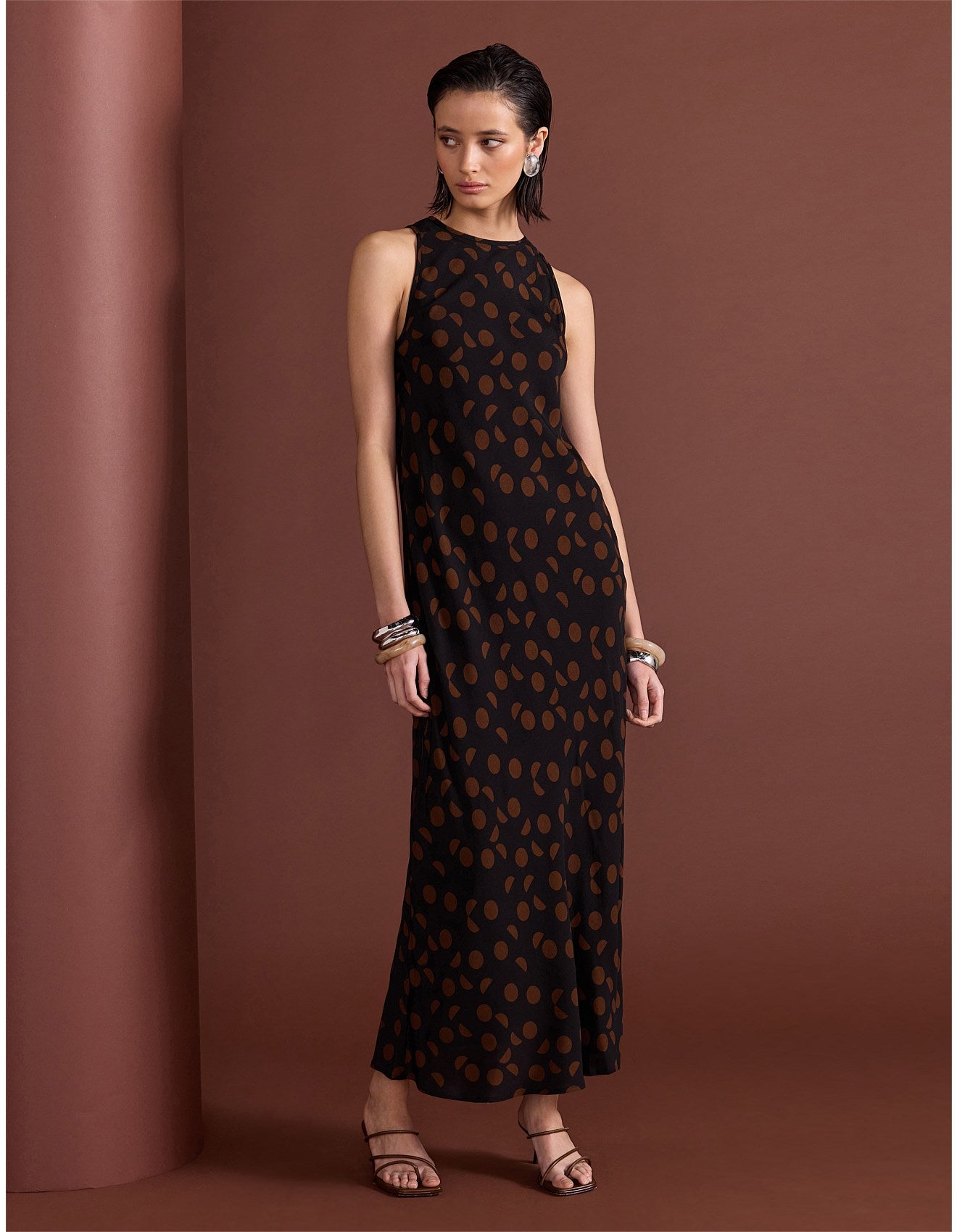 Luella Bias Midi Dress