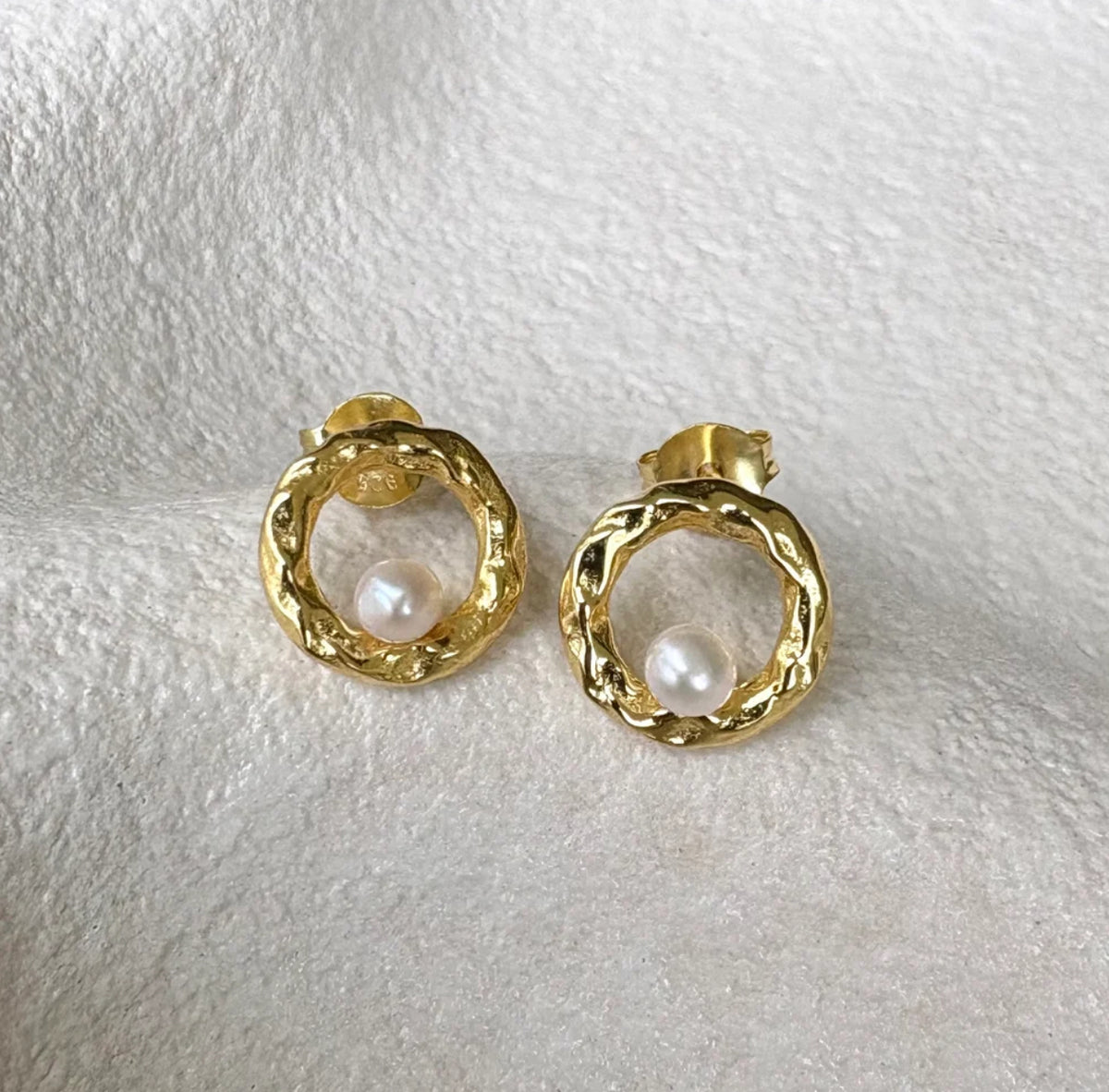 Iris Studs Gold