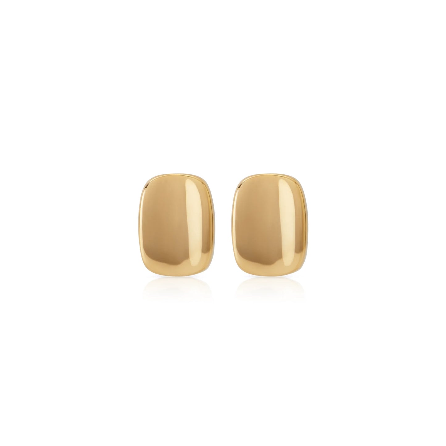 Flat Earrings - Gold