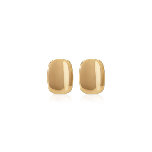 Flat Earrings - Gold