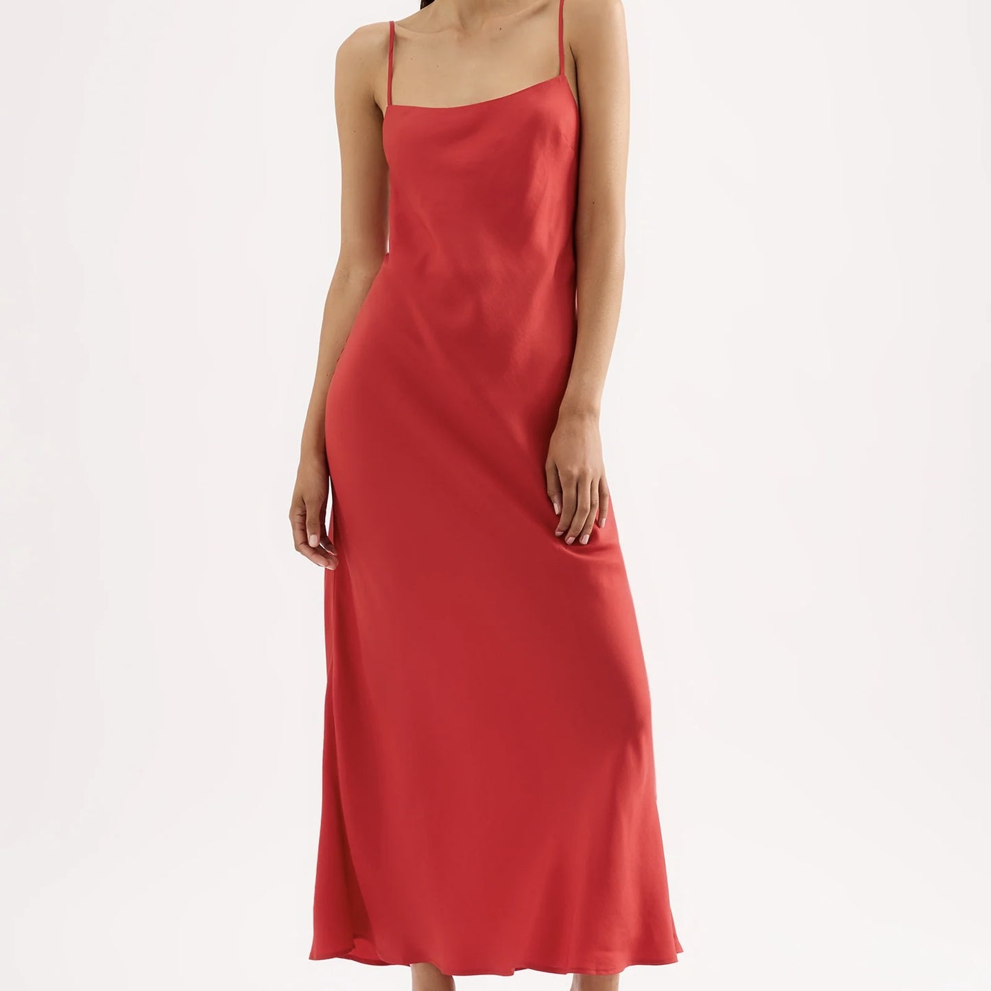 Greta Slip Maxi Dress - Chilli