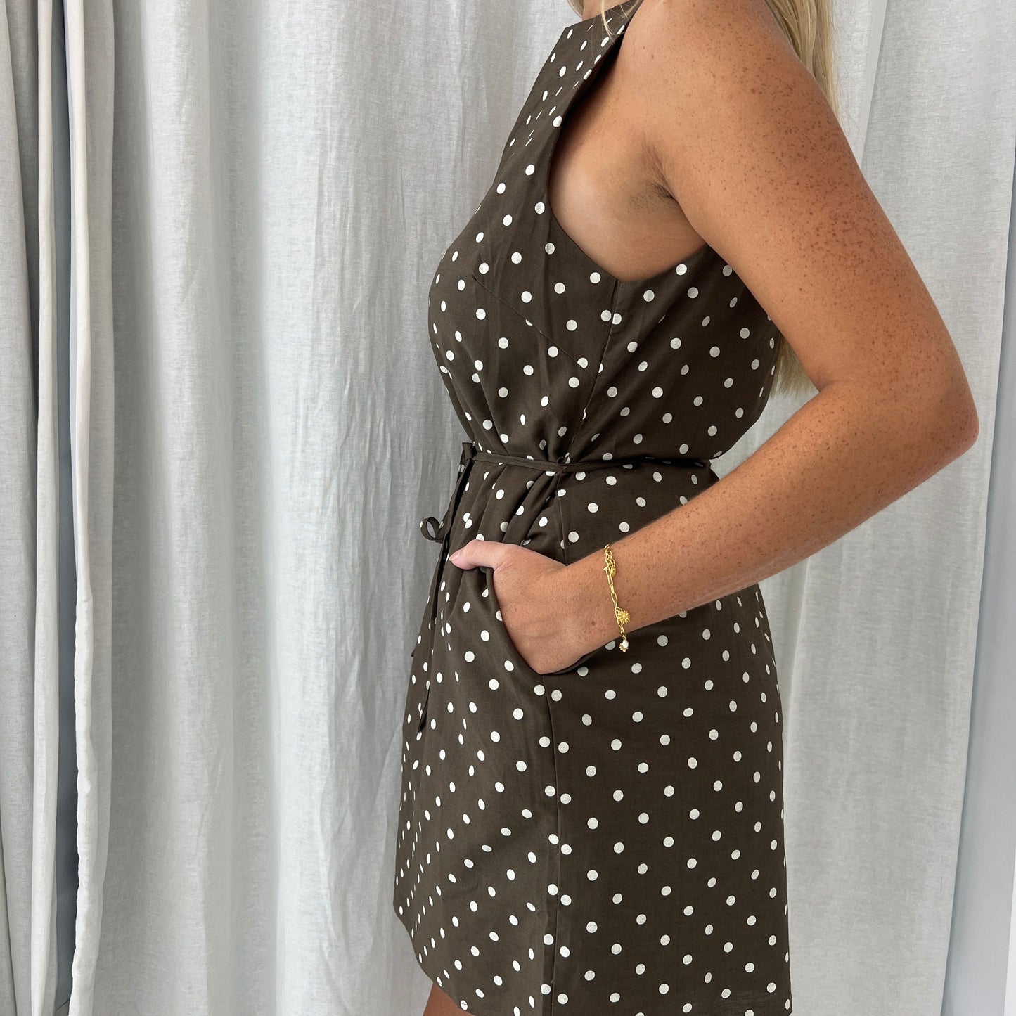 Polka Dot Mini Dress