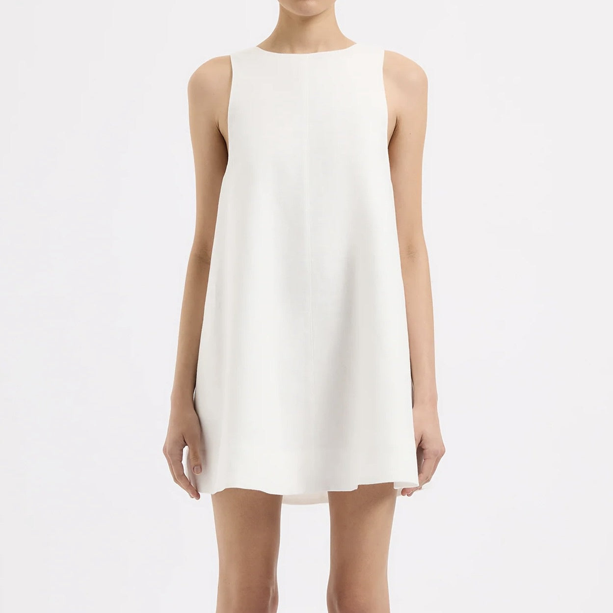 Nemi Linen Dress - White