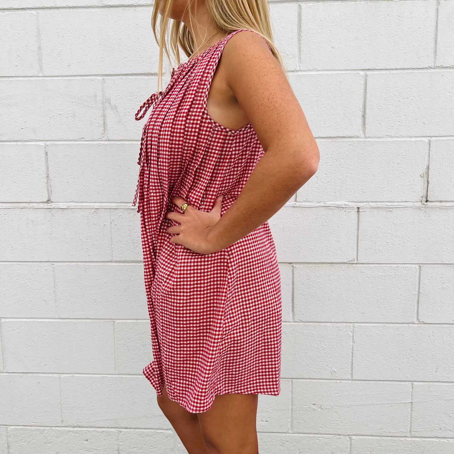 Gidget Gingham Swing Dress