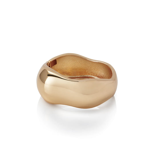 Fluid Bangle - Gold