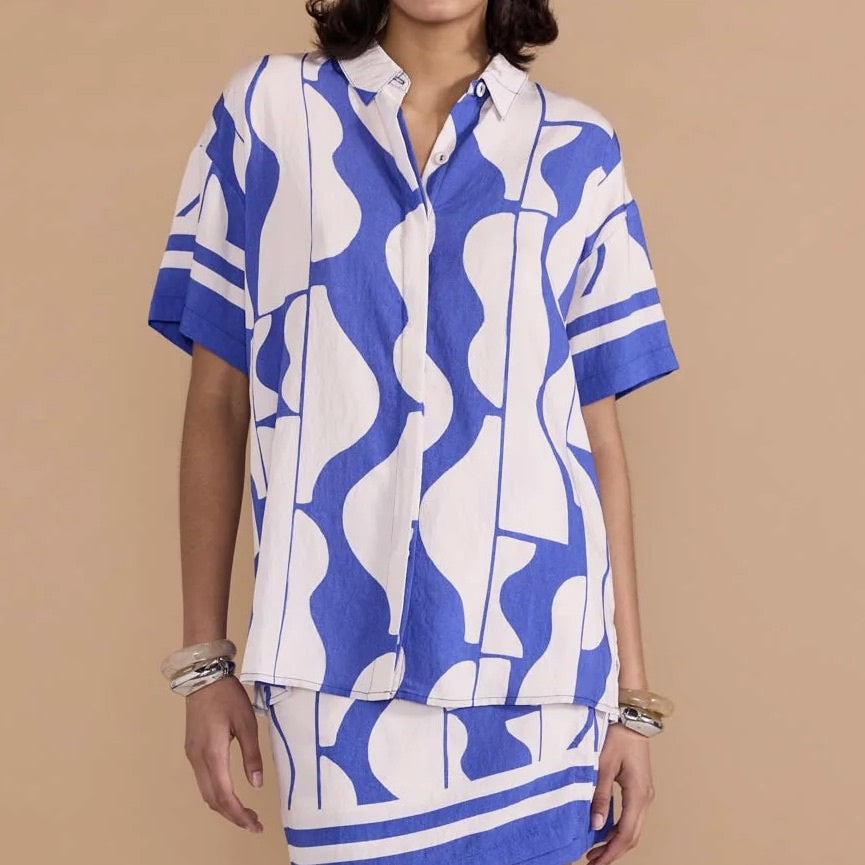 Santi Resort Shirt - Blue