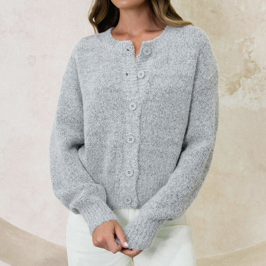 Noella Knit Cardi - Grey