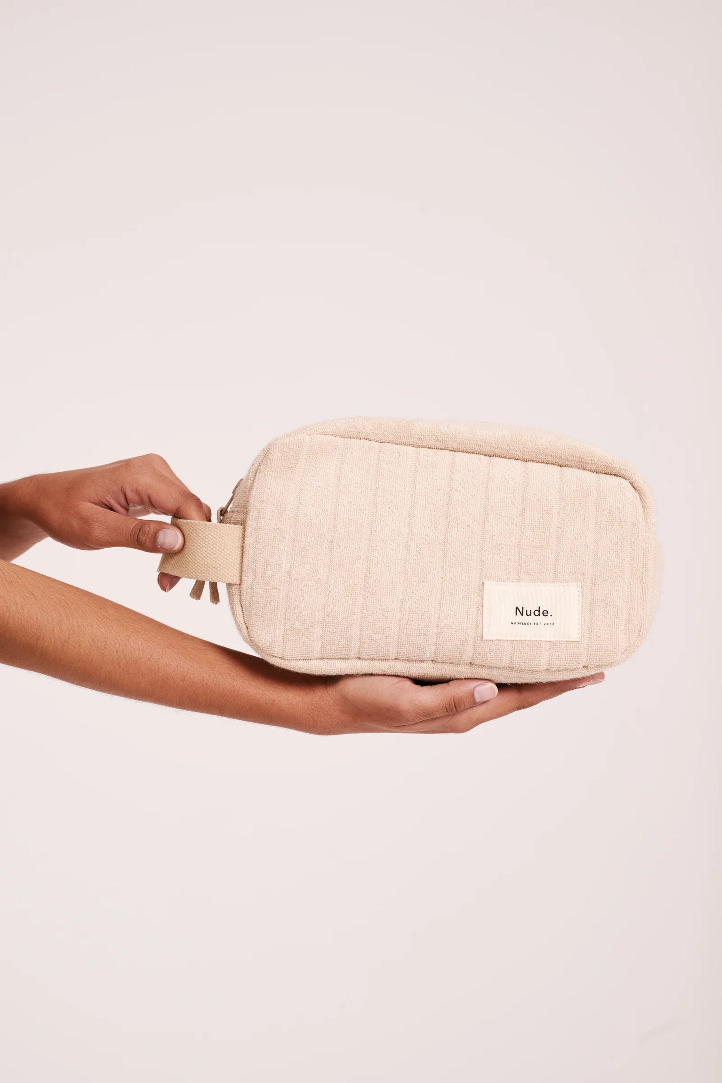 Terry Cosmetic Bag - Natural