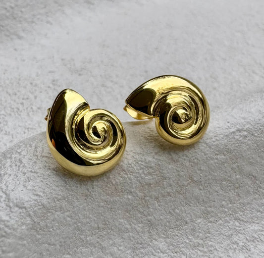 Spiral Studs Gold