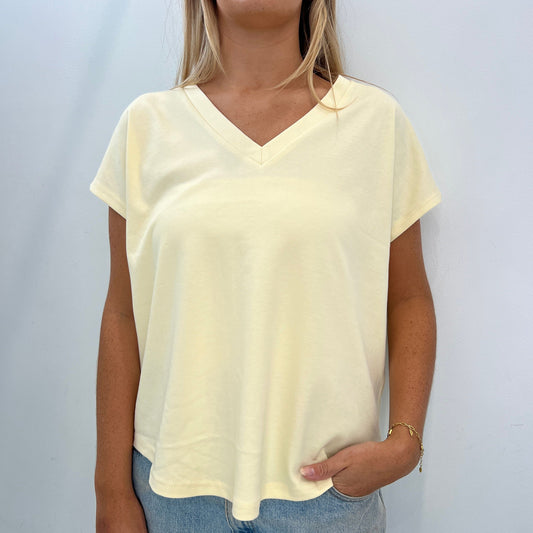 Sarah V-neck Tee