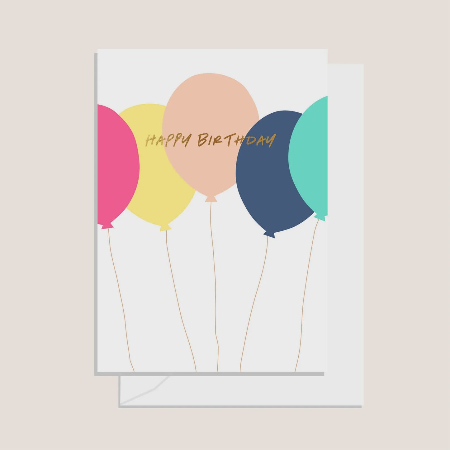 Greeting Card - Bright Balloon