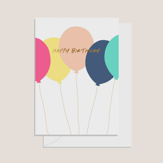 Greeting Card - Bright Balloon