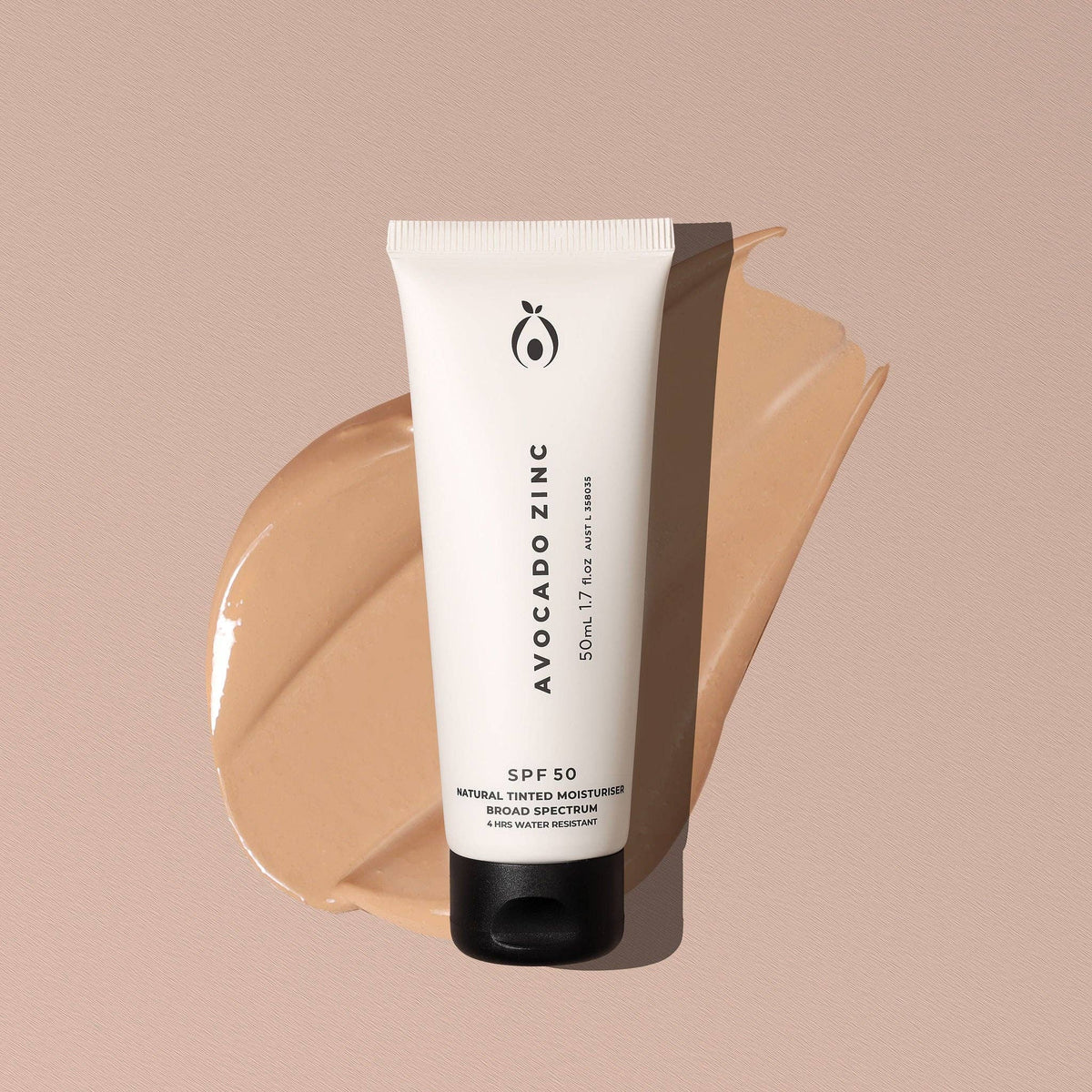 SPF 50 Natural Tinted Moisturiser: Medium-Dark