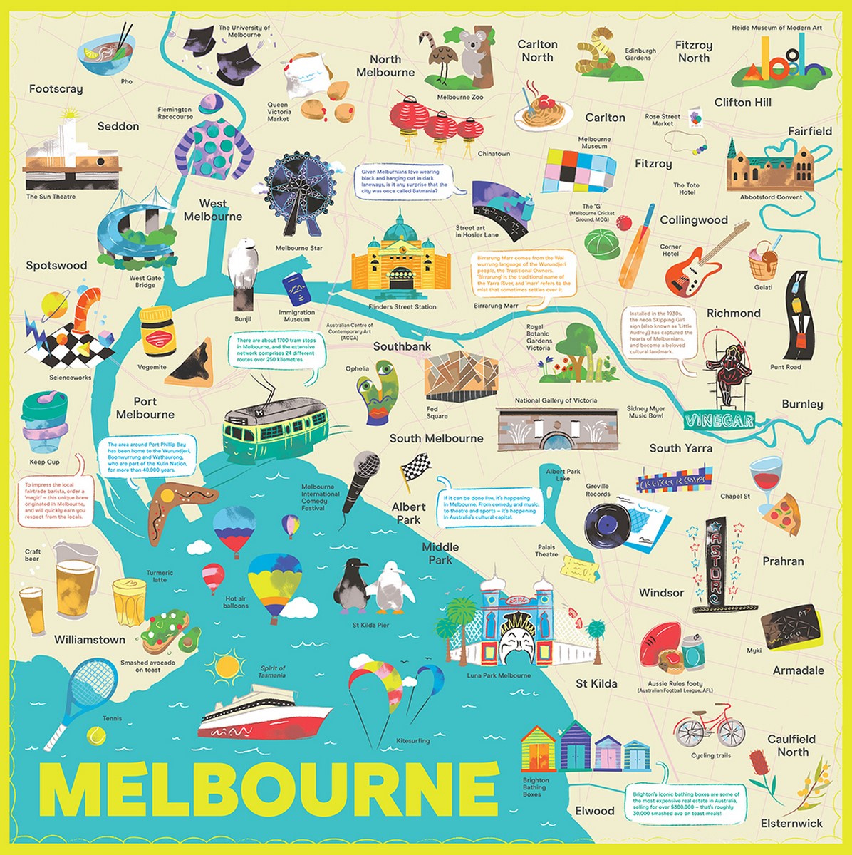 Melbourne Map Puzzle