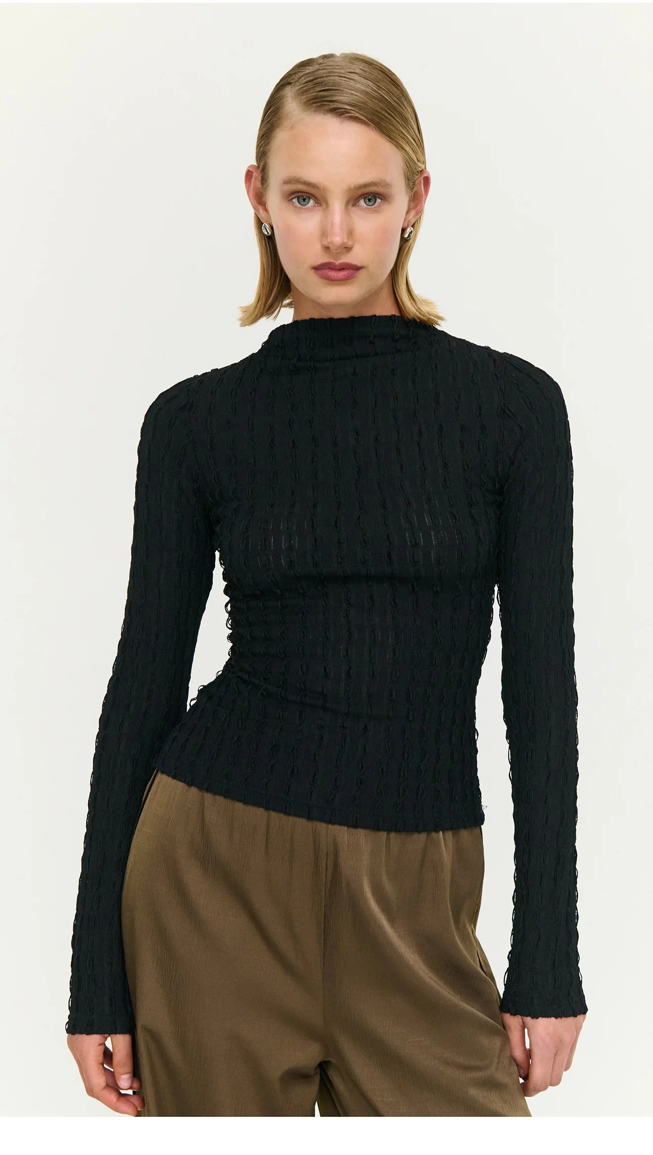 Drew High Neck Top
