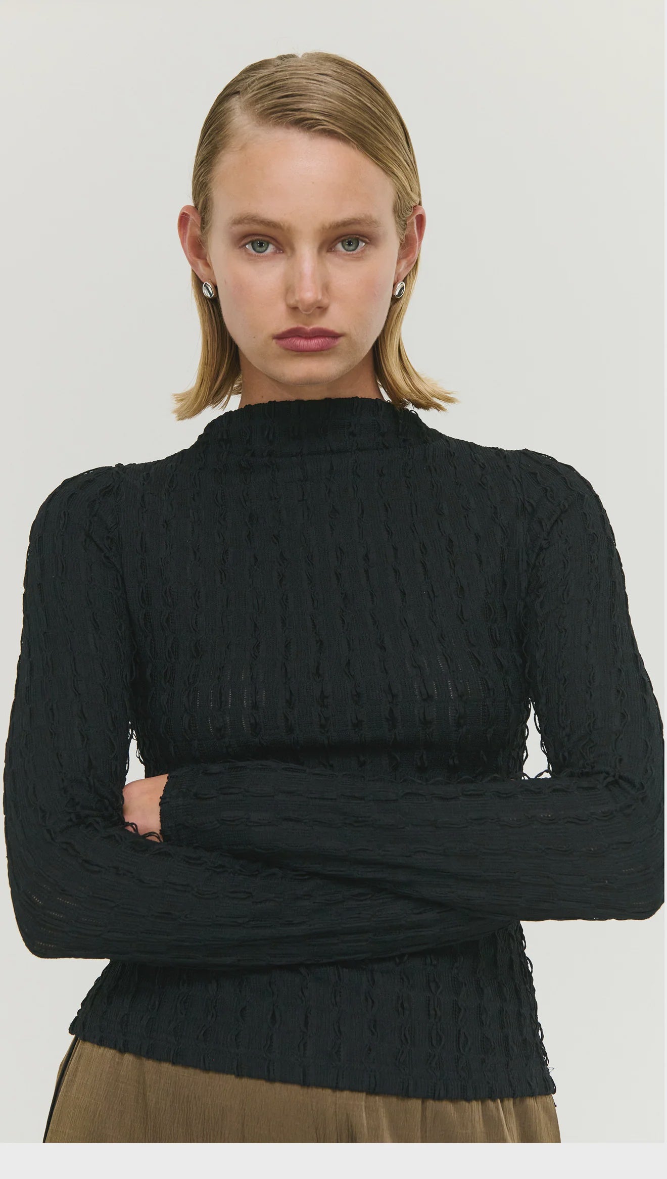 Drew High Neck Top