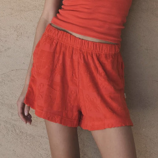 Seaside Terry Short - Lobster Red