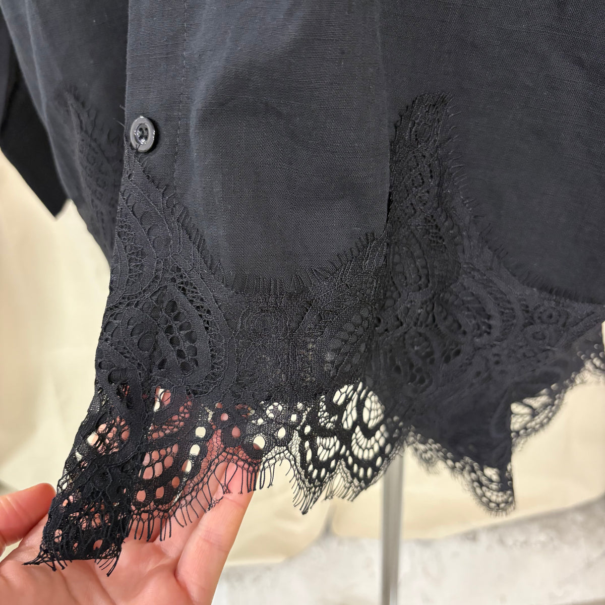 Madi Lace Trim Shirt