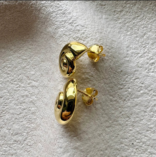 Spiral Studs Gold
