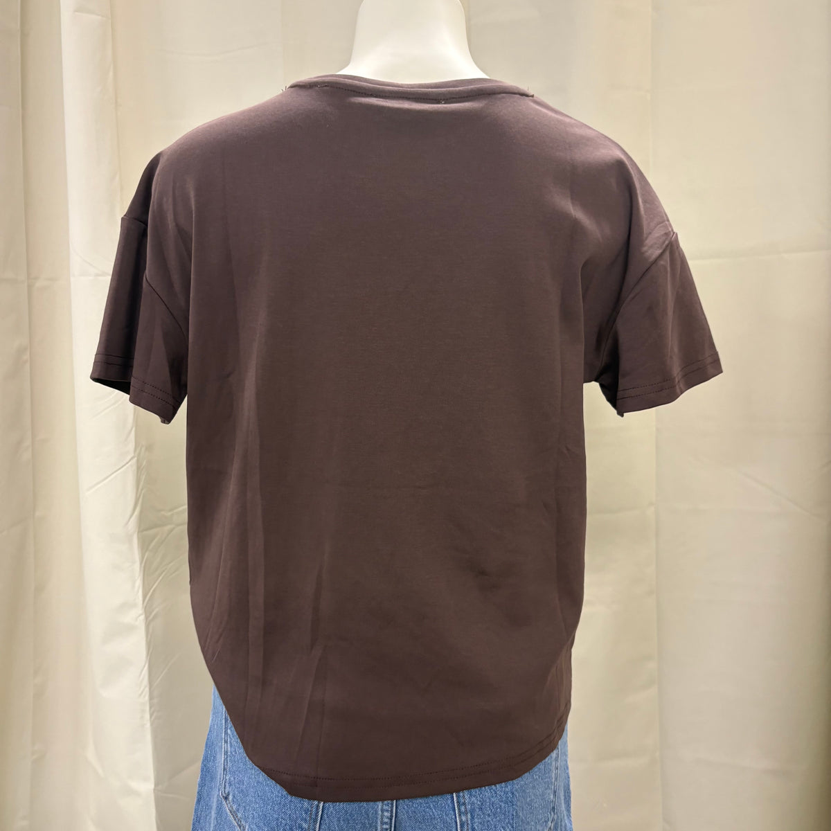 Claire Tuck Tee - Chocolate