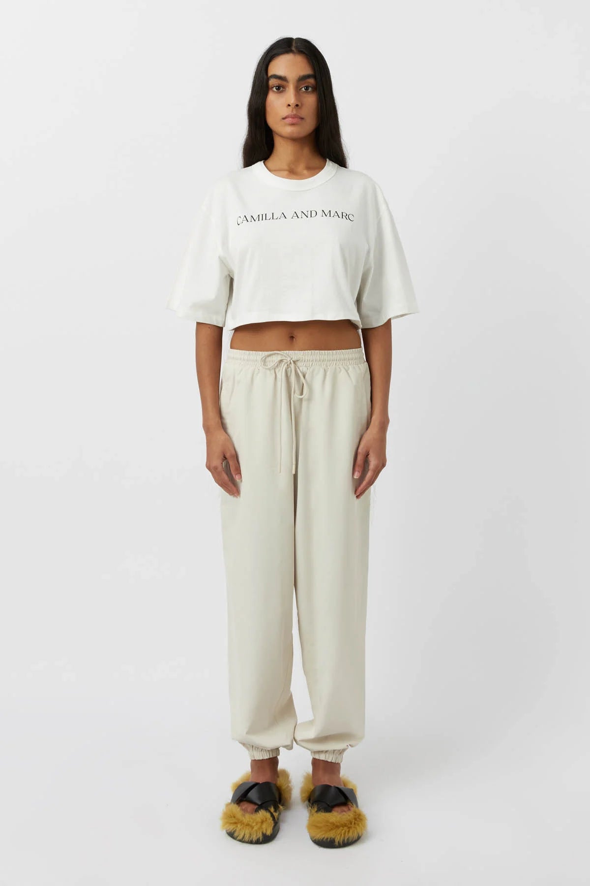 Pierre Cropped Tee - Soft White