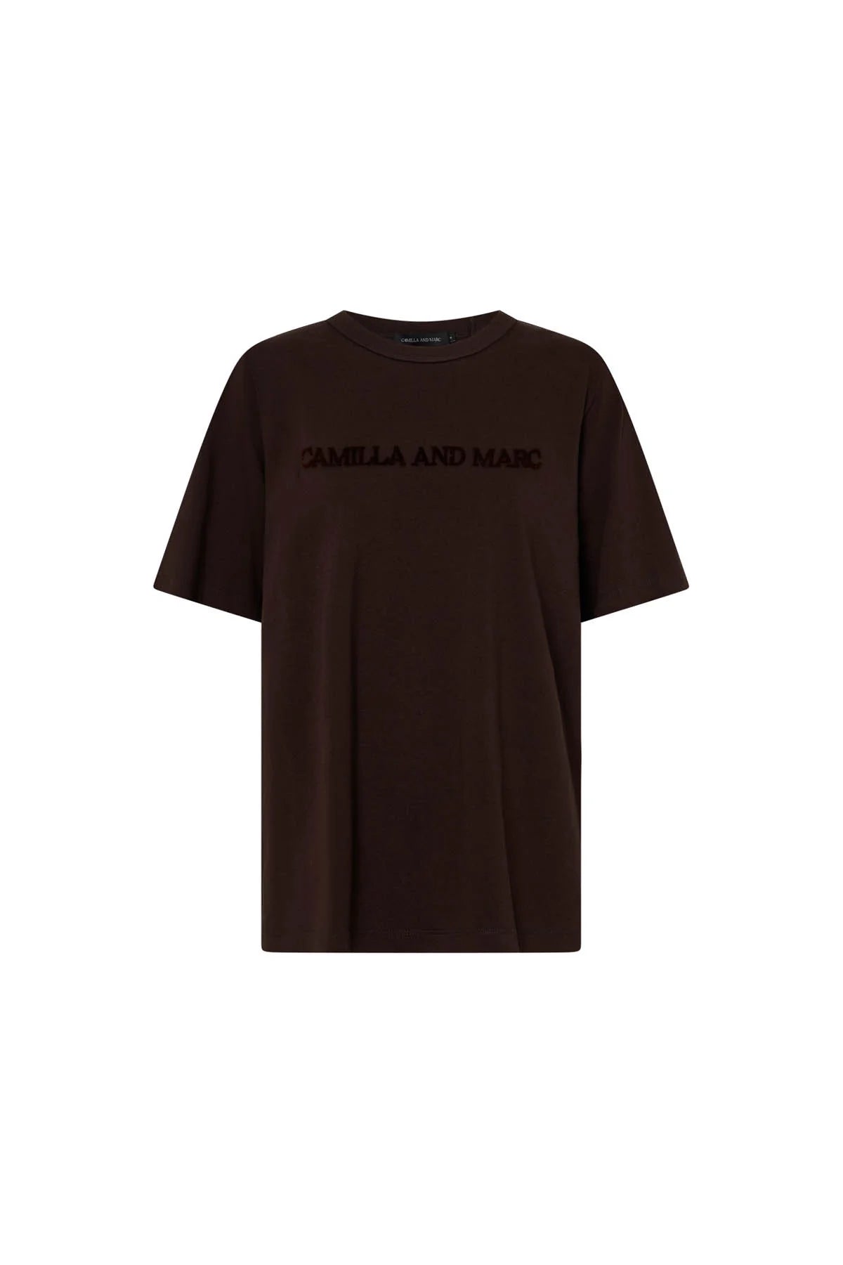 Tia Flocking Logo Tee