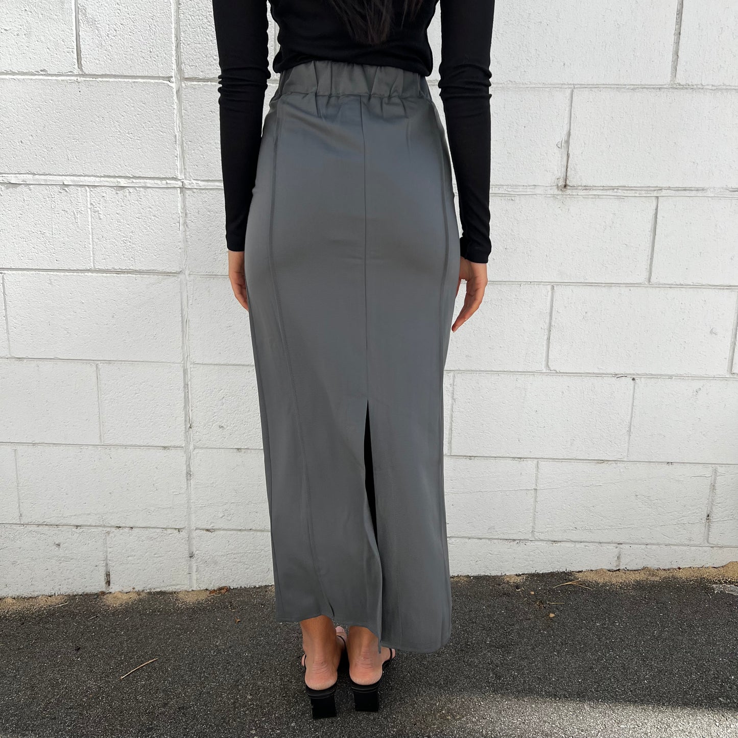 Doulton Maxi Skirt - Charcoal