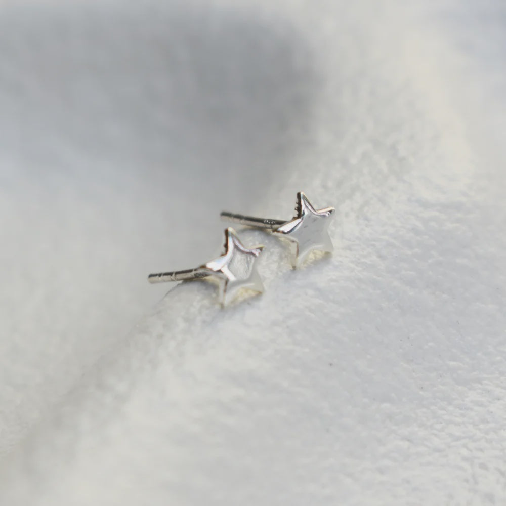 Star Studs - Silver