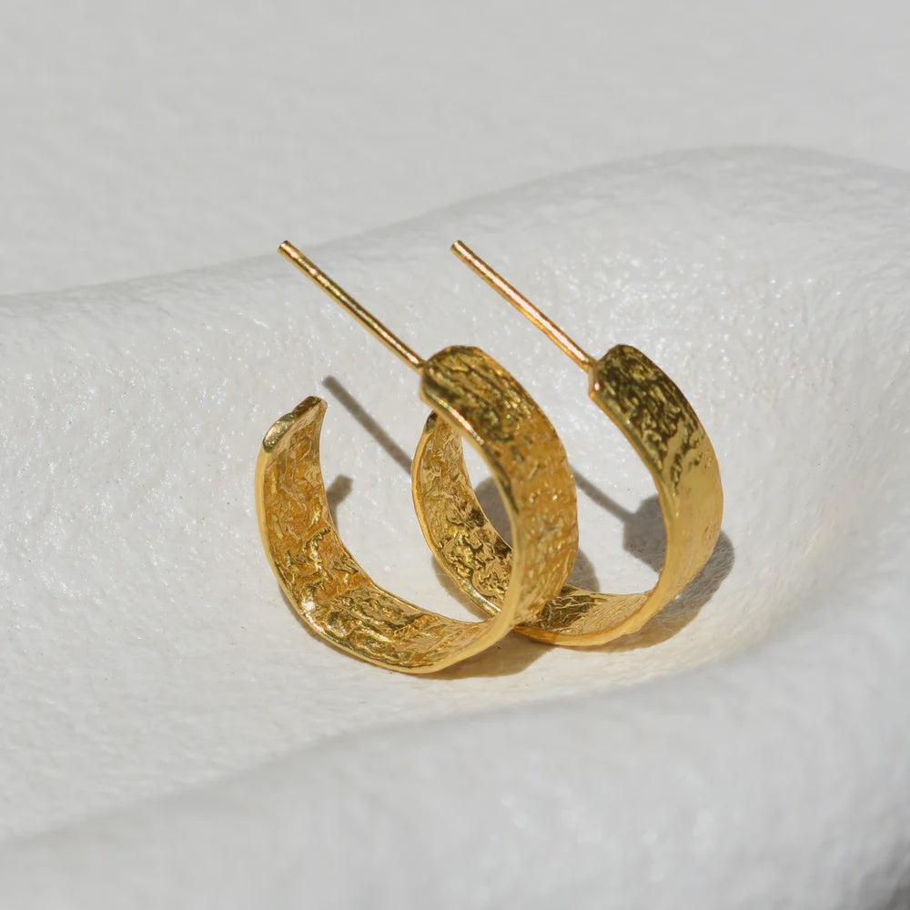 Carrie Hoops Gold