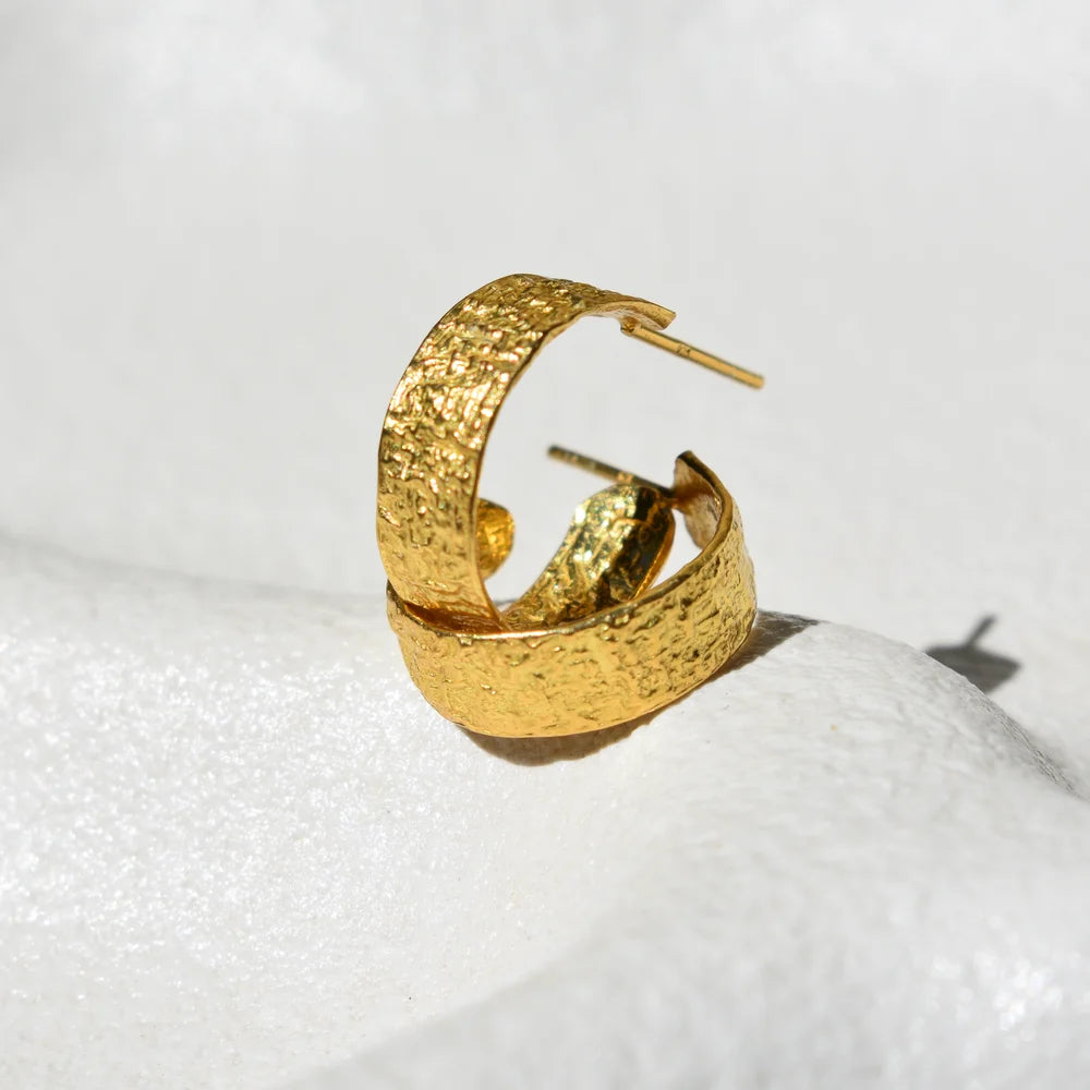 Carrie Hoops Gold