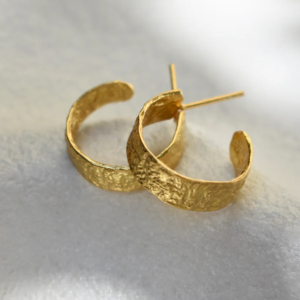 Carrie Hoops Gold