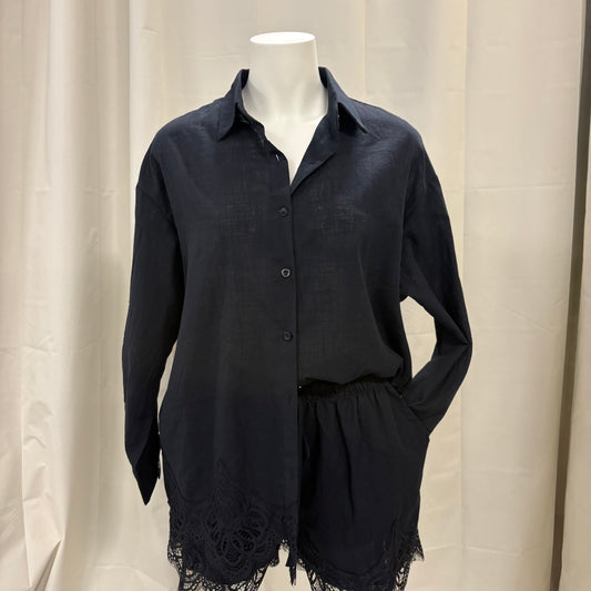 Madi Lace Trim Shirt