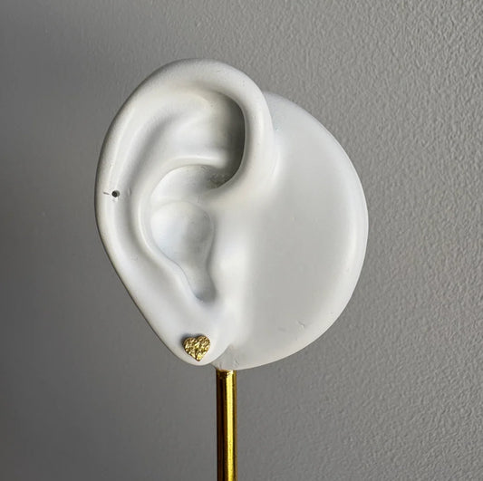 Bexter Heart Studs - Gold